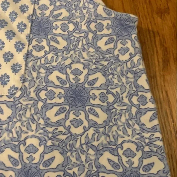 Vineyard Vines Girls Blue White Shift Dress Pima Cotton Preppy Size Small - Picture 5 of 9